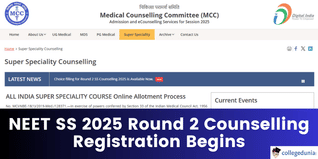 NEET SS 2025 Round 2 Counselling Registration Begins; Apply by April 3 @mcc.nic.in